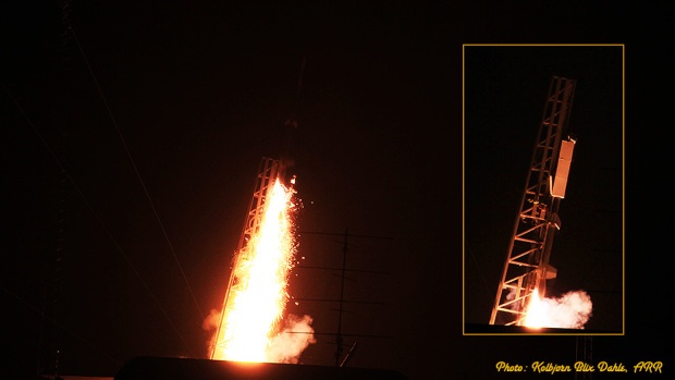 Launch of the ECOMA rocket